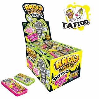 Radio Active Bubble Gum Tattoo 200 St.