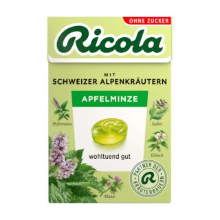 Ricola Apfelminze 10 x 50g
