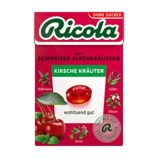 Ricola Kirsche Kräuter 10 x 50g