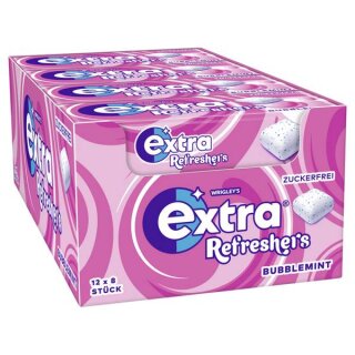 Extra Refreshers Bubblemint 12 St.