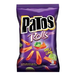 Patos Hot Chili Lime Rolls 24 x 109g