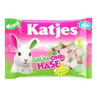 Katjes Grün-Ohr Hase Sauer 14 x 210 g