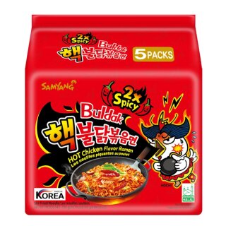 Buldak Extra Hot Chicken 5 x 140g